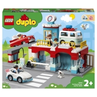 Конструктор LEGO, серия DUPLO 10948 Parking Garage and Car Wash (2+) 112 деталей