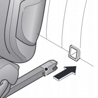 Направляющие Isofix (для автокресел, бустеров)- 2шт. производитель- Britax Roemer