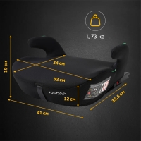 Osann Boost Isofix, Black (гр.3), бустер