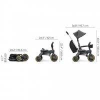 Складной трехколесный велосипед Doona Liki Trike  Limited Edition Midnight