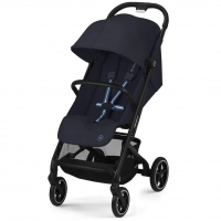 Прогулочная коляска Cybex Beezy, Dark Blue (с дождевиком и бампером)