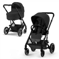 Детская коляска Cybex Balios S Lux 2023г 4в1, Moon Black (+дождевик)