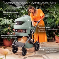 Детская коляска 2-в-1 Britax Roemer Smile III (Atlantic Green)+ спальный блок Smile 5Z (Atlantic Green)